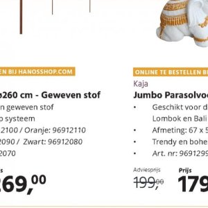 Stof op Hanos