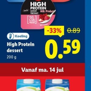 Dessert op Lidl