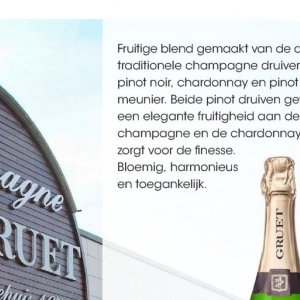 Champagne op Hanos