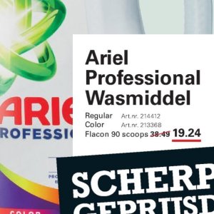 Wasmiddel ariel  op Sligro
