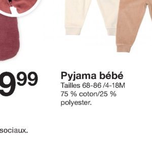 Pyjama op Zeeman
