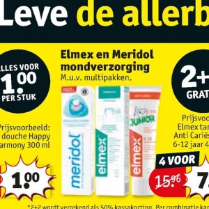 Tandpasta op Kruidvat
