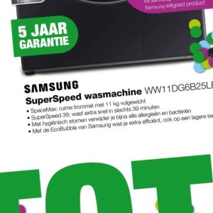 Wasmachine op EP