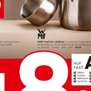  WMF op XXXL Meubels