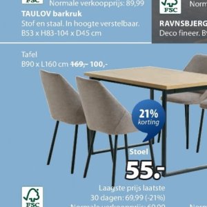 Stoel op Jysk