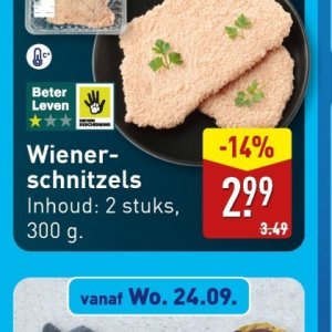 Schnitzels op Aldi