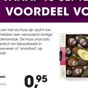 Avocado op Hanos