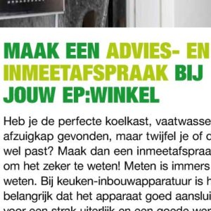 Koelkast op EP