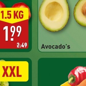 Avocado op Aldi