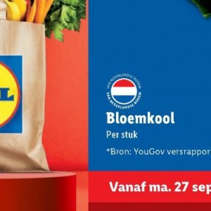 Bloemkool op Lidl