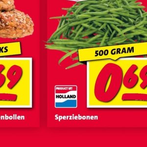 Sperziebonen op Nettorama