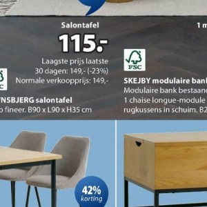 Tafel op Jysk