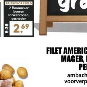 Filet op MCD supermarkt