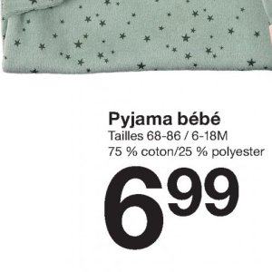 Pyjama op Zeeman