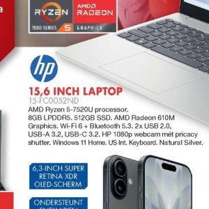 Laptop hp HP op Vobis